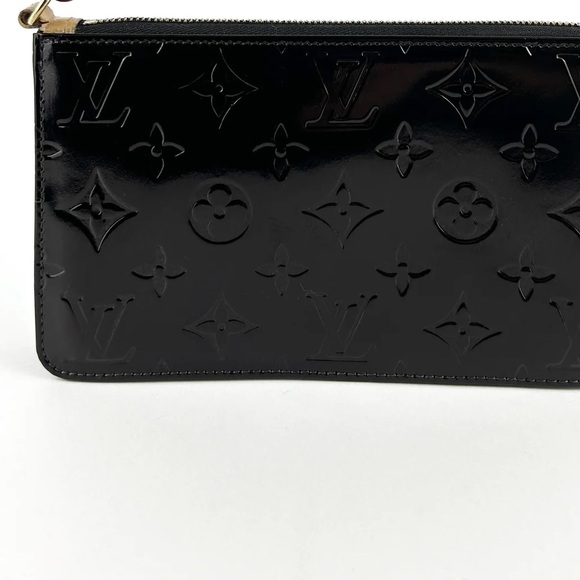 Authentic Louis Vuitton Vernis Lexington Bag (Repainted Black) w/ Gold Chain - Picture 8 of 16